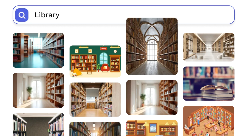 Collage from the stock image and graphics library